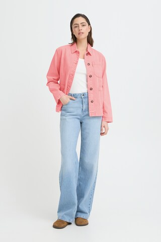 Veste mi-saison Pulz en rose