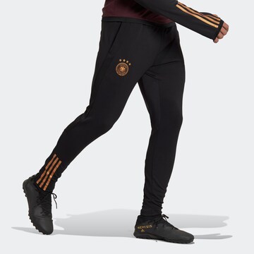 ADIDAS PERFORMANCE Skinny Sports trousers 'Germany Tiro 23 ' in Black