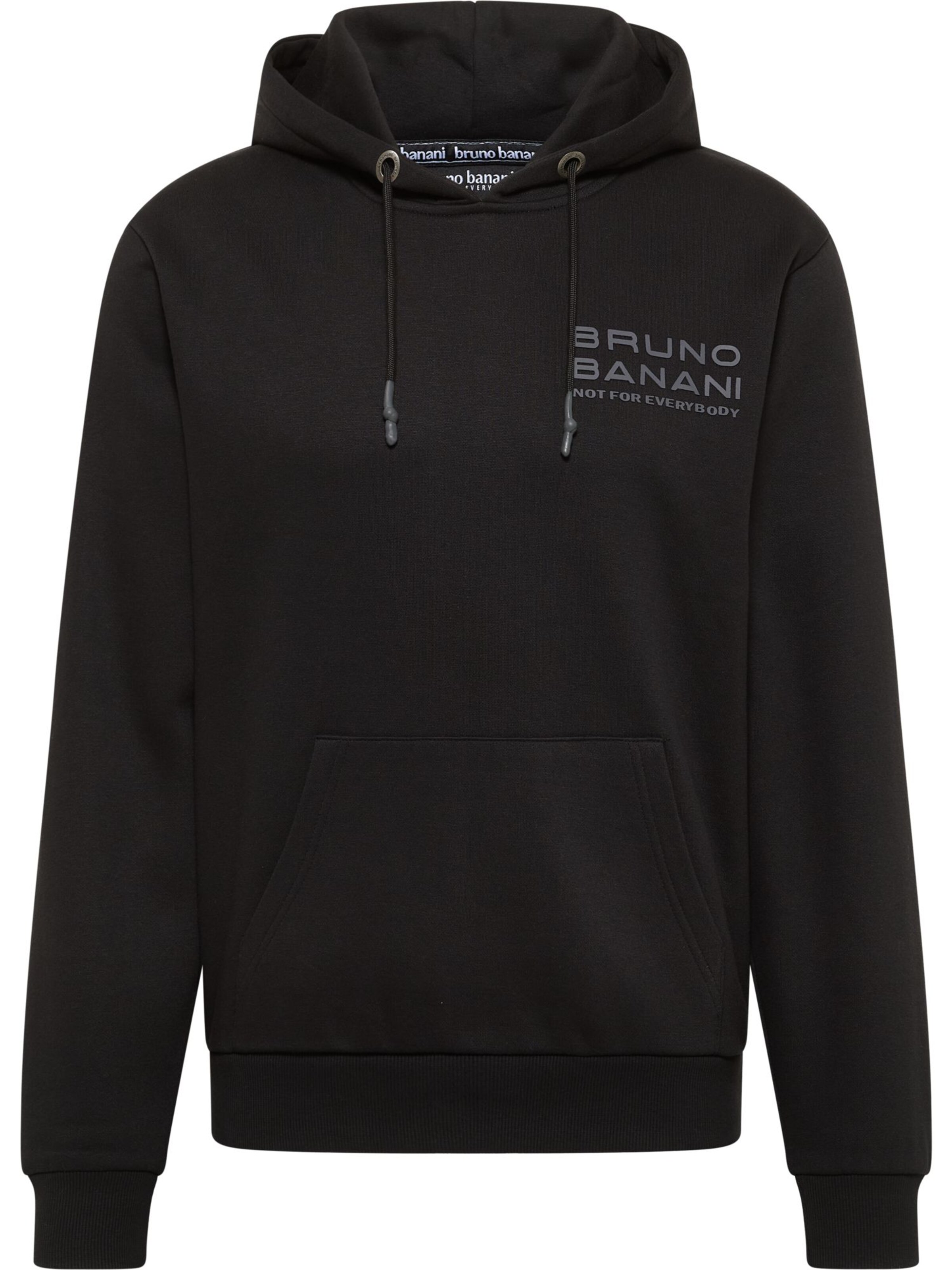 Bruno Banani Sweatshirt 'BUTCHER' in Black: front