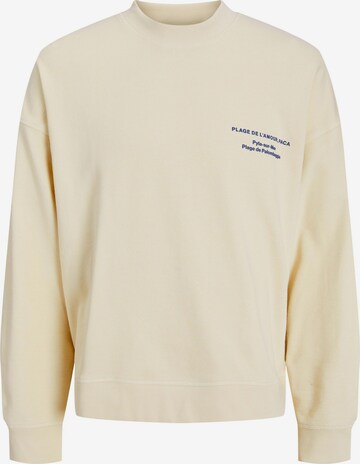JACK & JONES Sweatshirt i beige: forside