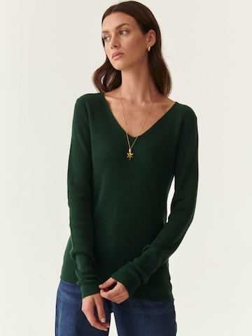 TATUUM Пуловер 'SPALKA' в зелено: отпред