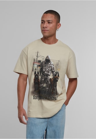 Forgotten Faces - Camisa em bege: frente