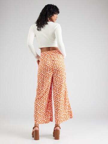 Sublevel Wide leg Broek in Oranje