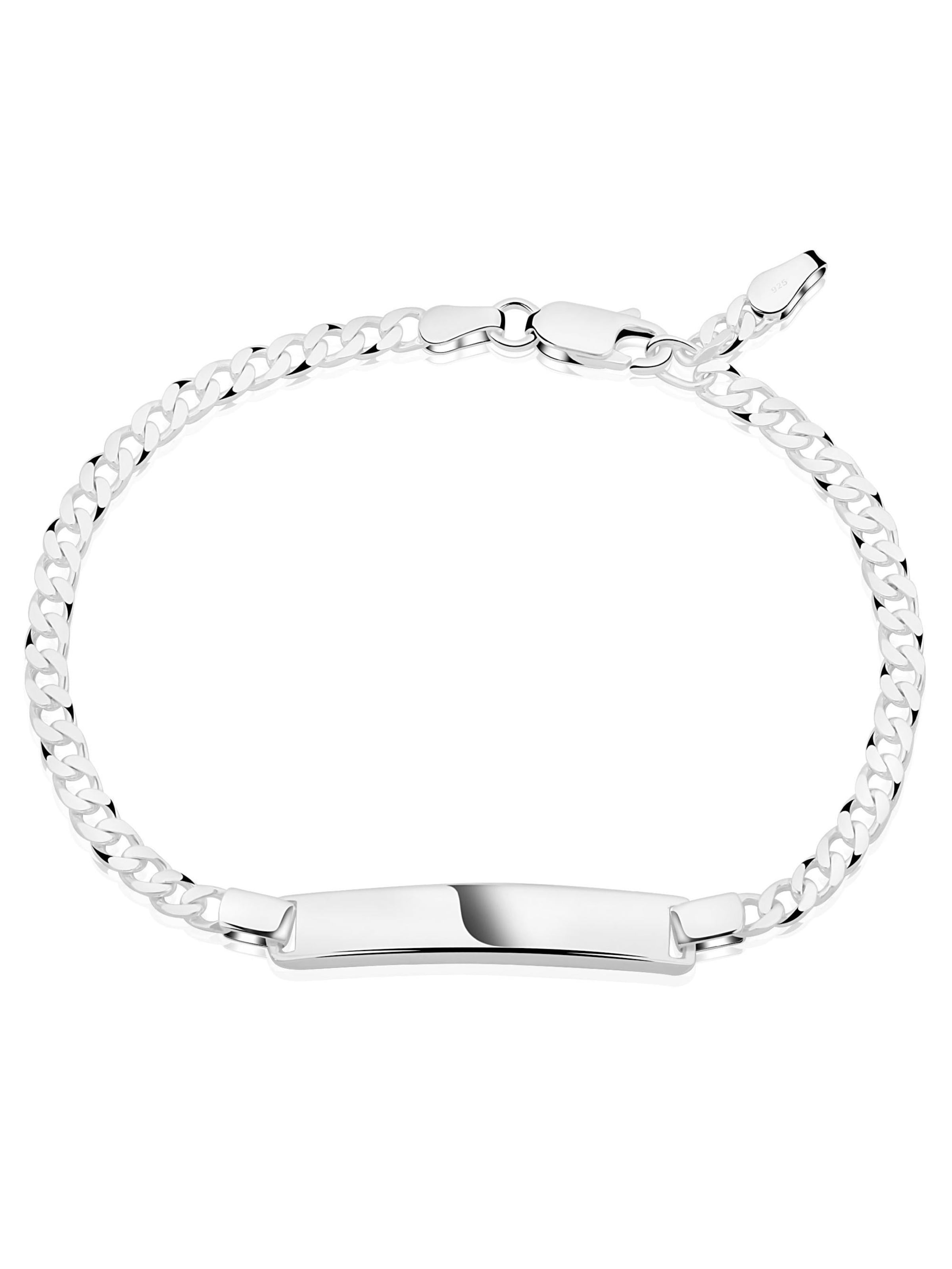 Tony Fein Armband 'Gravur'‌ in Silber: Vorderseite