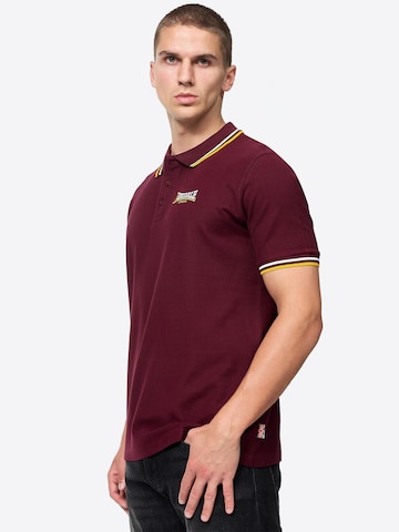 LONSDALE Shirt 'Velton' in Rood: voorkant