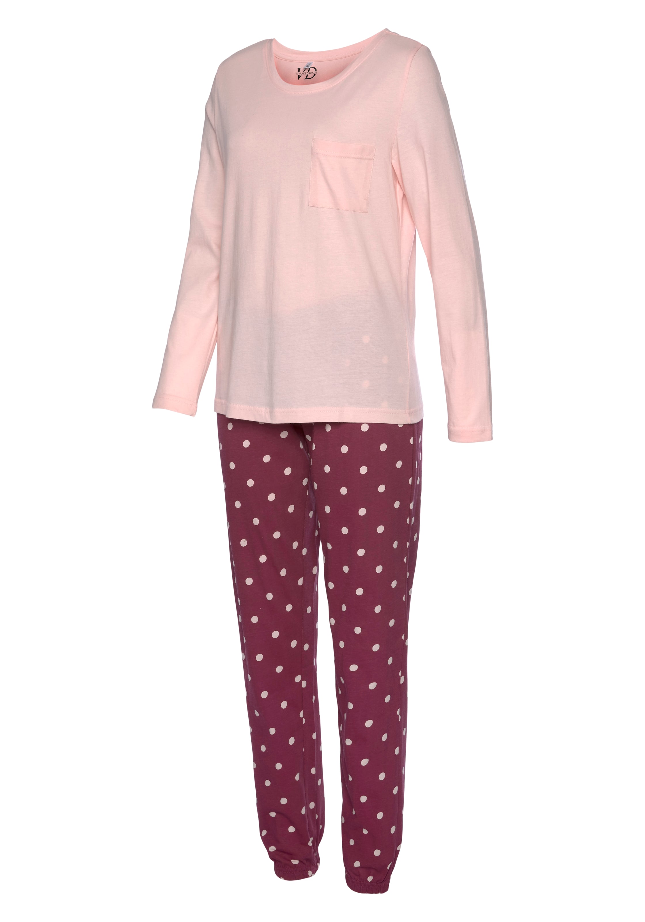 VIVANCE Pyjama 'Dreams' in Pink