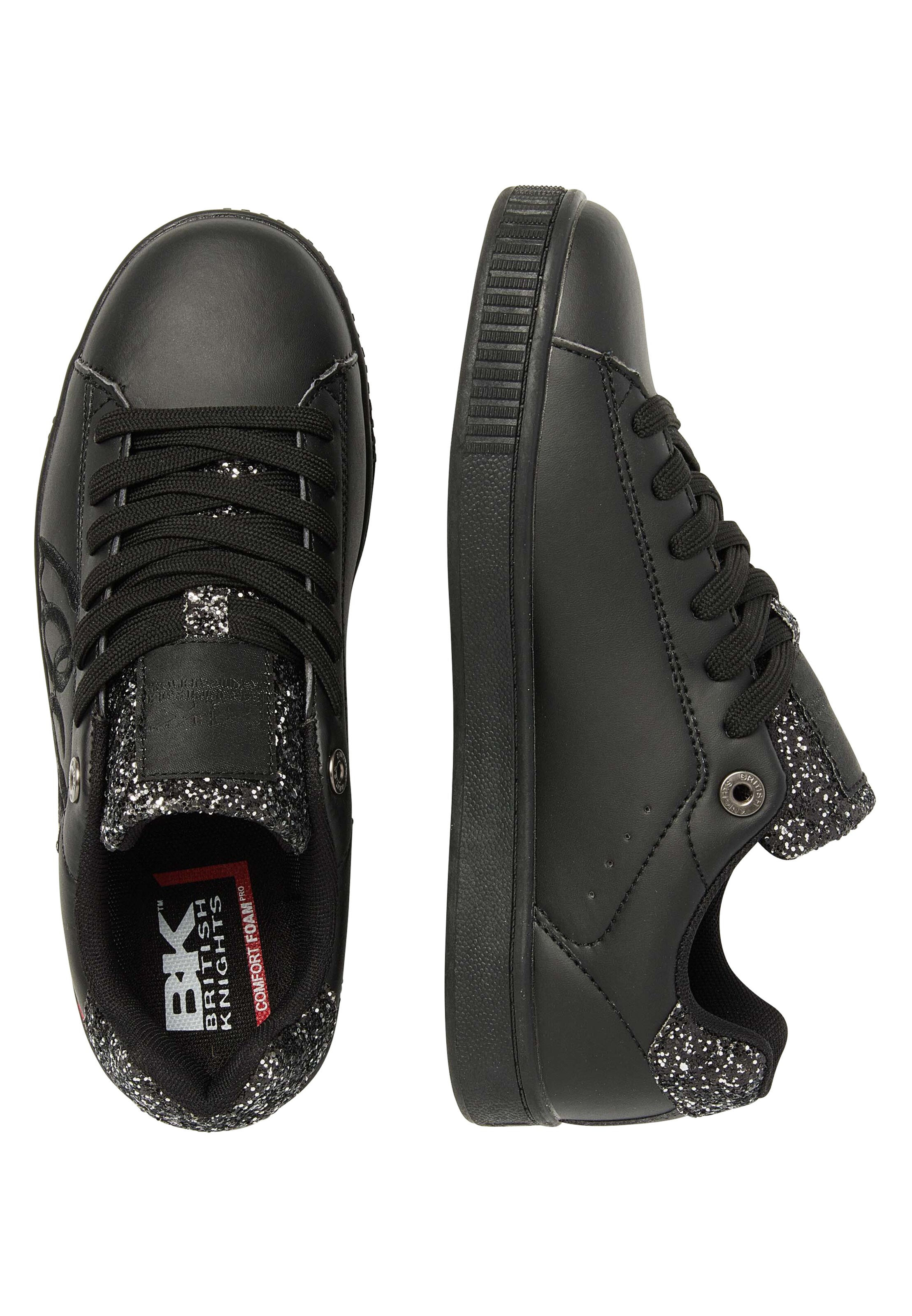 BRITISH KNIGHTS Platform trainers 'MIST' in Black