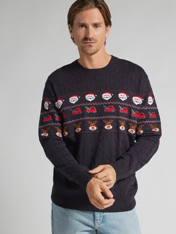 IUMAN Sweater in Blue