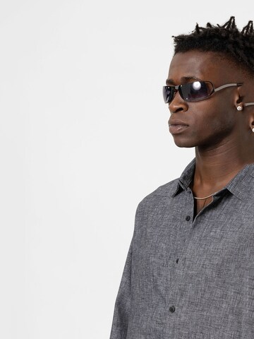 VAMOS CLO Comfort fit Overhemd in Zwart