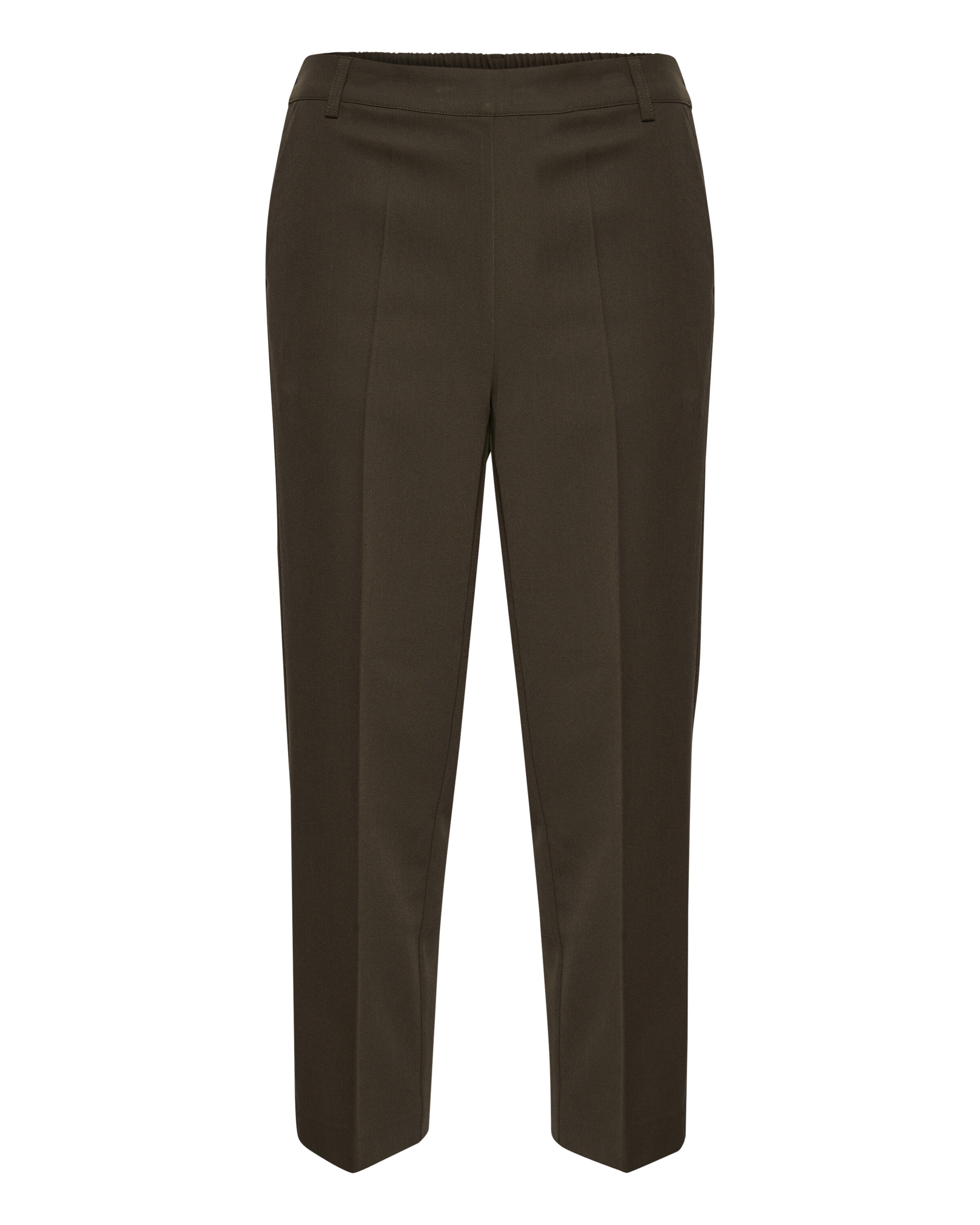 Kaffe Παντελόνι με τσάκιση 'Sakura' σε πράσινο: μπροστά