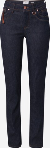 Slimfit Jeans 'Emma' di PULZ Jeans in blu: frontale