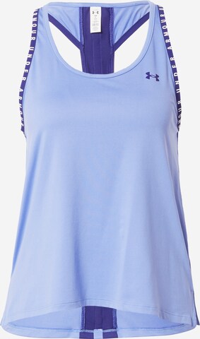 UNDER ARMOUR Sporttop 'Knockout' in Blau: predná strana