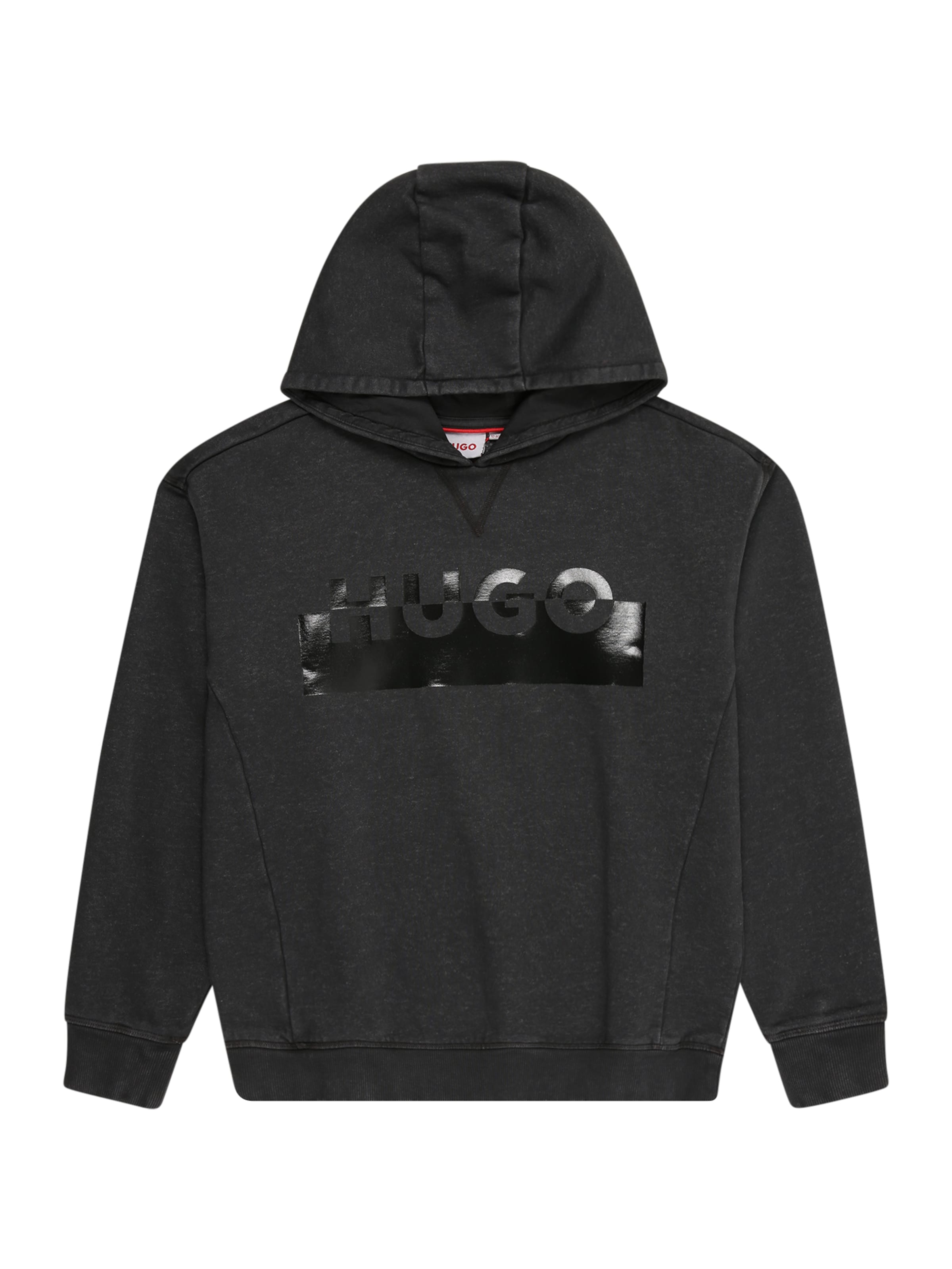 HUGO - Sudadera en negro: frente