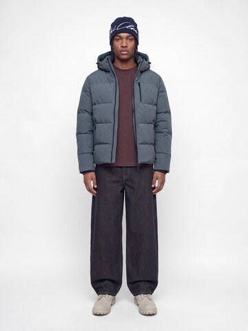 JACK & JONES Winter Jacket 'JJEBECKS' in Grey