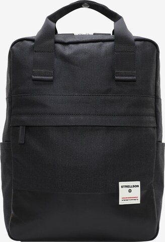 STRELLSON Backpack in Black: front