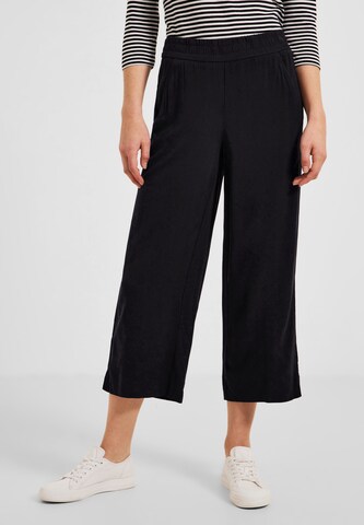 CECIL Wide Leg Hose 'Neele' in Schwarz: Vorderseite