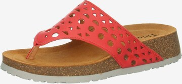 THINK! T-Bar Sandals in Pink: front