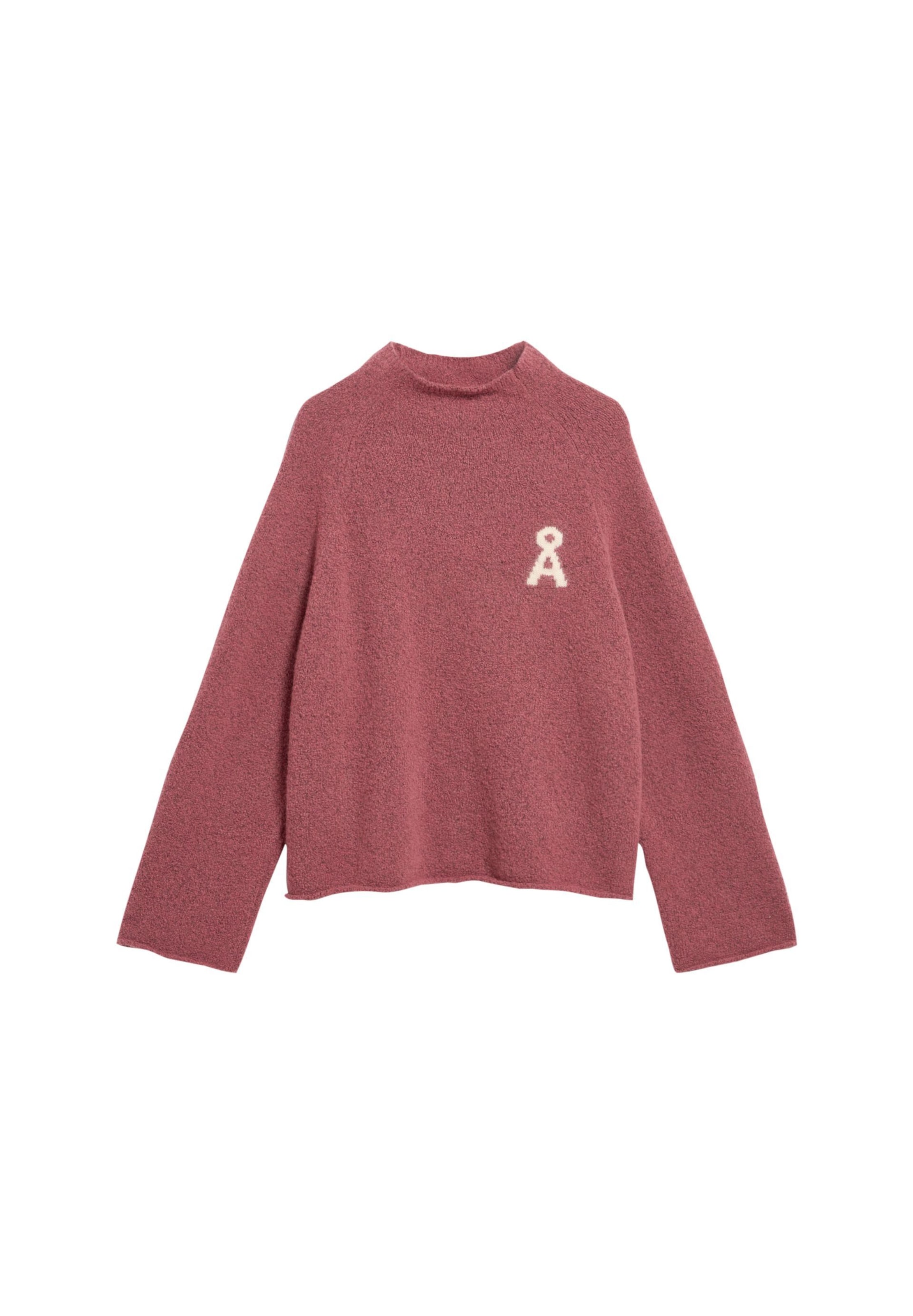 ARMEDANGELS Sweater 'Iconic Å Monaala' in Red: front