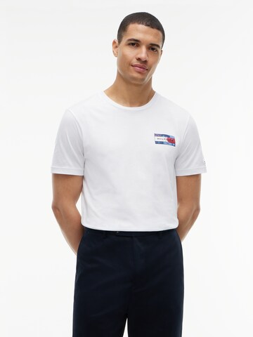 Maglietta di TOMMY HILFIGER in bianco: frontale