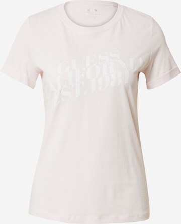 GUESS T-Shirt 'AURELIA' in Pink: predná strana