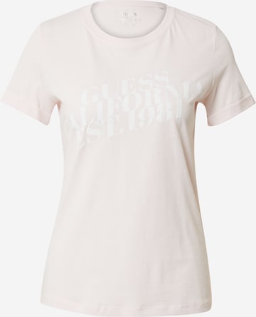 T-shirt 'AURELIA' GUESS en rose : devant