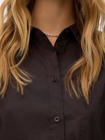 VERO MODA Blouse 'VMLotus' in Bruin