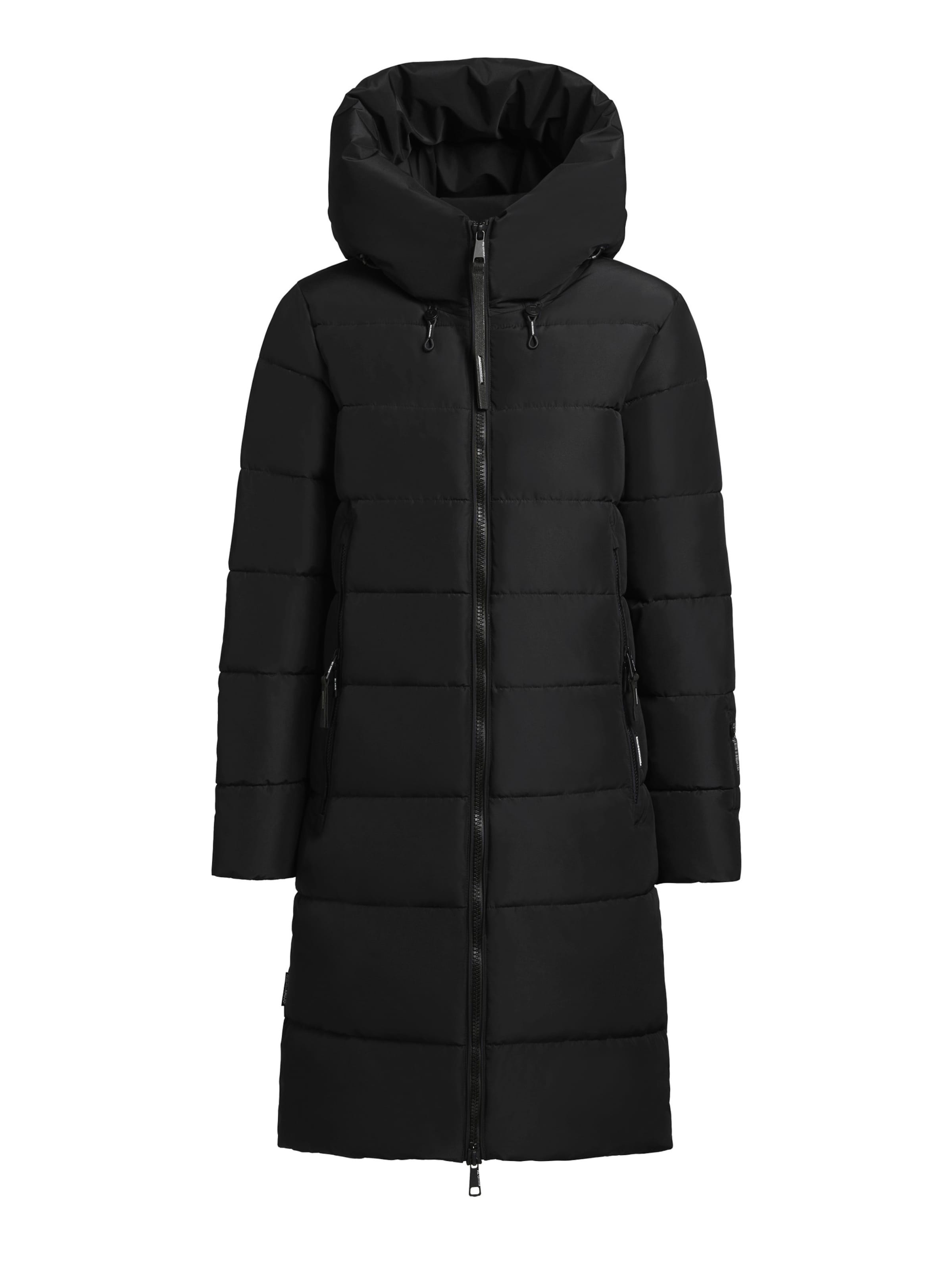 khujo Χειμερινό παλτό 'JILIAS5' σε μαύρο: μπροστά