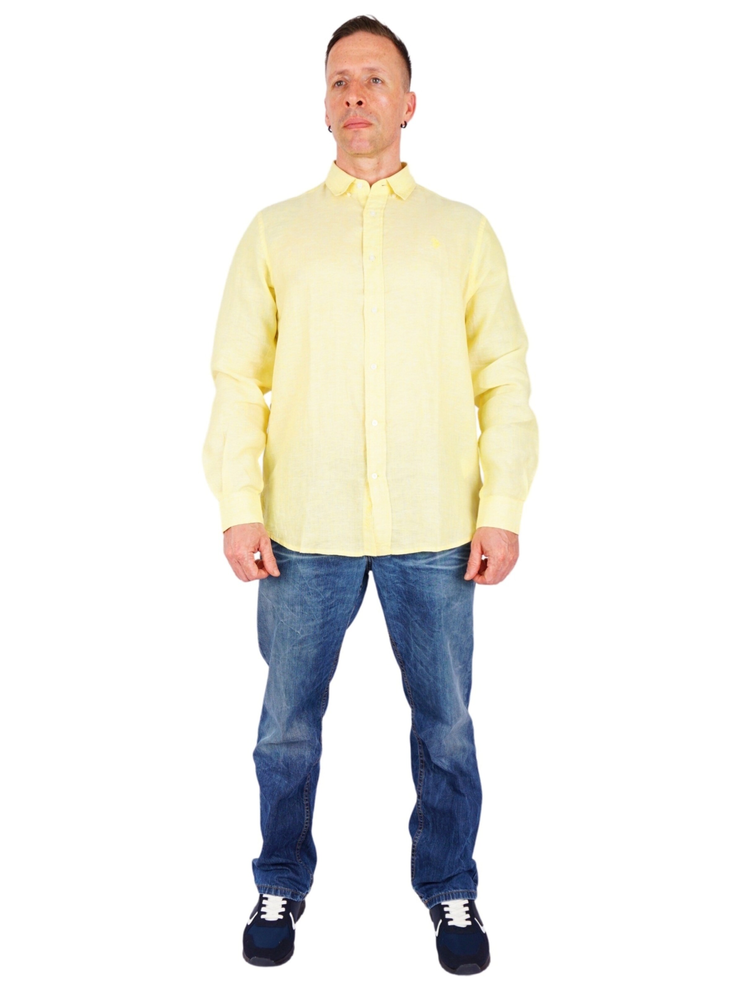 Regular fit Camicia di U.S. POLO ASSN. in giallo