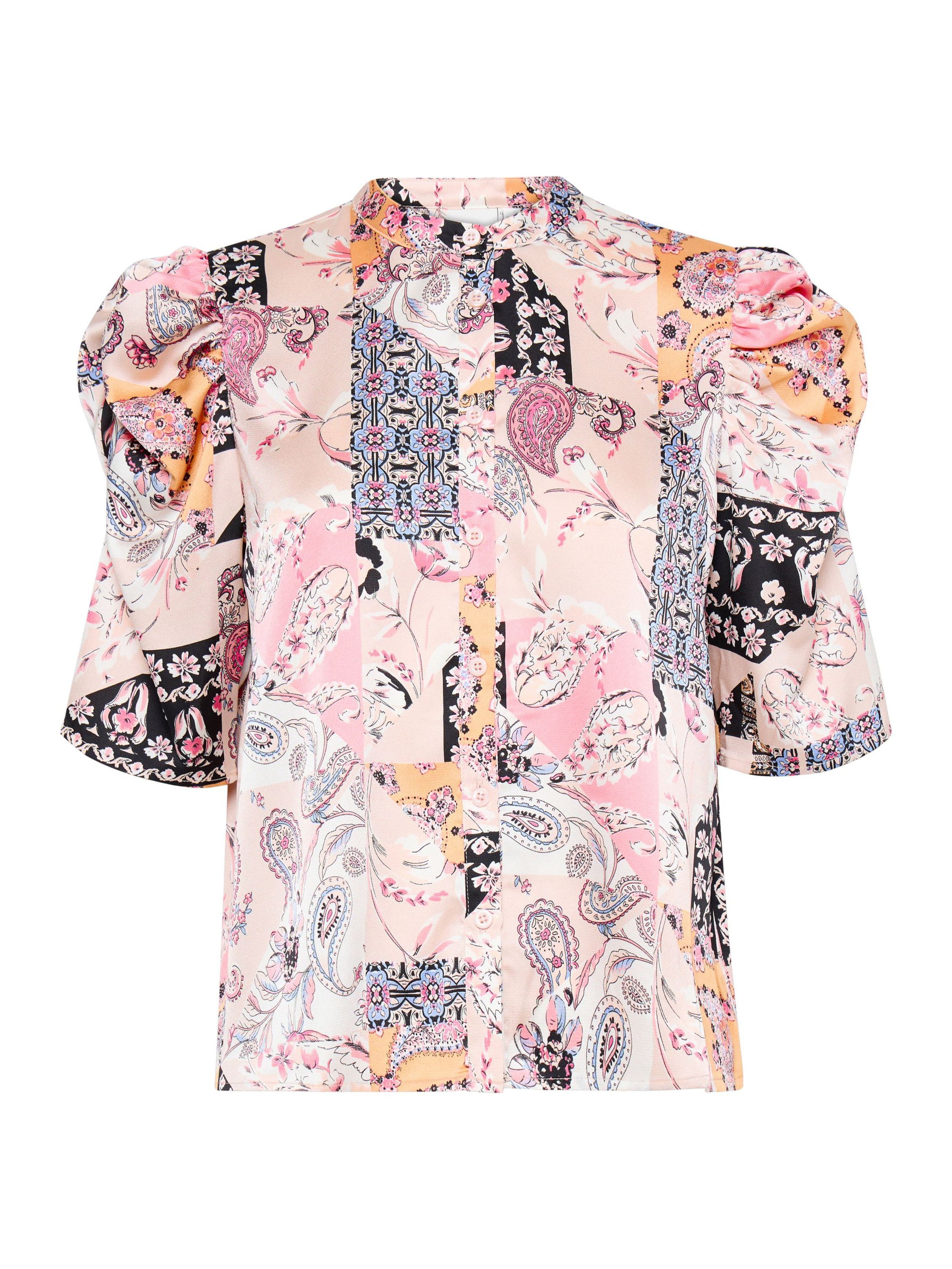 ICHI Blouse 'IHKate' in Roze: voorkant