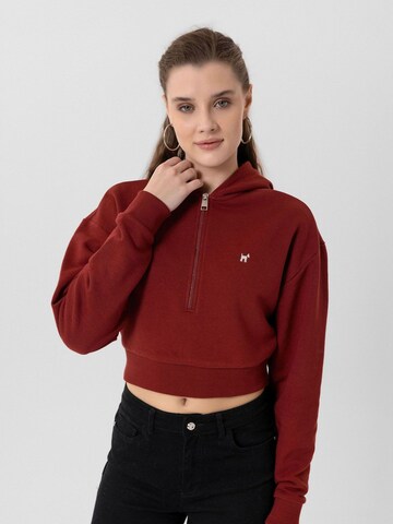 Williot Sweatshirt 'Isabella' in Red: front