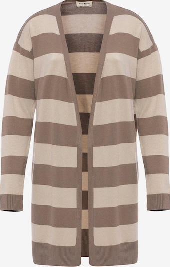 Anou Anou Cardigan i L i ecru / brun, Produktvisning