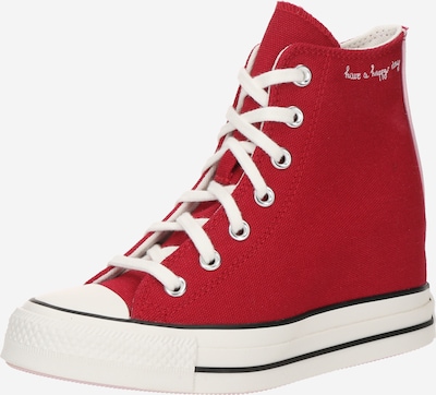 CONVERSE Členkové tenisky 'CHUCK TAYLOR ALL STAR WEDGE' - tmavočervená / čierna / biela, Produkt