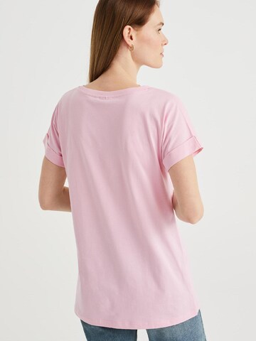 WE Fashion T-Shirt in Pink