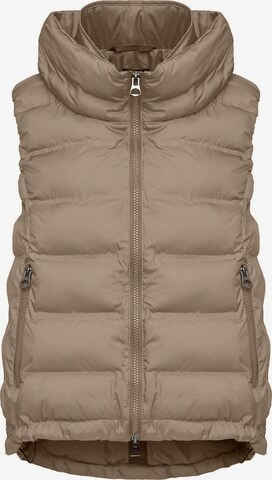 MANISA Between-Season Jacket 'Weste' in Grey: front