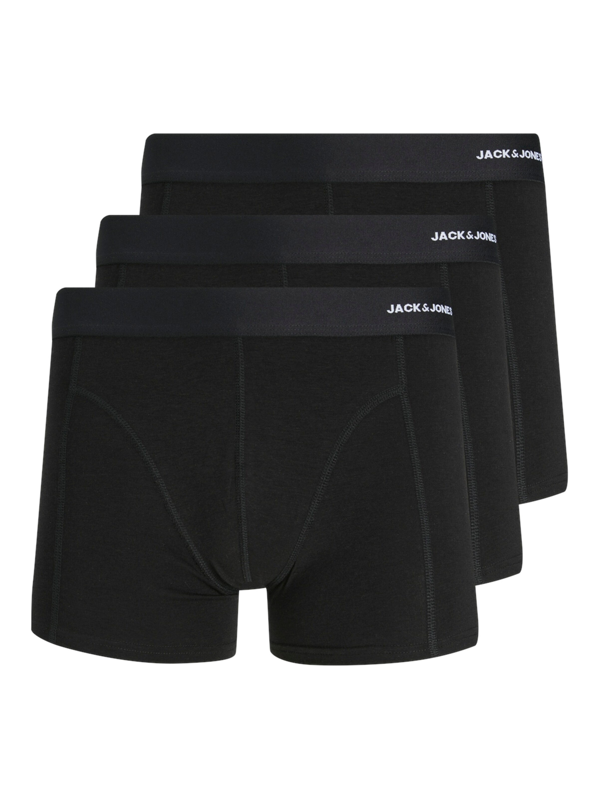 JACK & JONES Boxer shorts 'JACBASIC' in Black: front