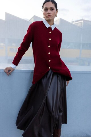 Touche Prive Strickjacke in Rot