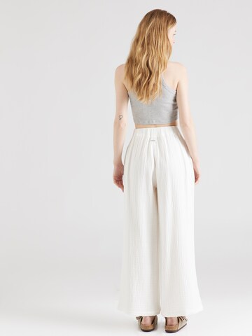 Wide Leg Pantalon 'FOLLOW ME' BILLABONG en blanc