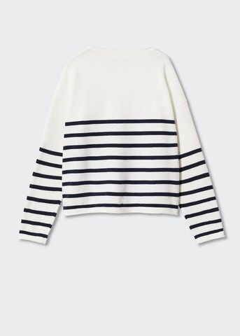 MANGO KIDS Sweater 'Jin3' in White