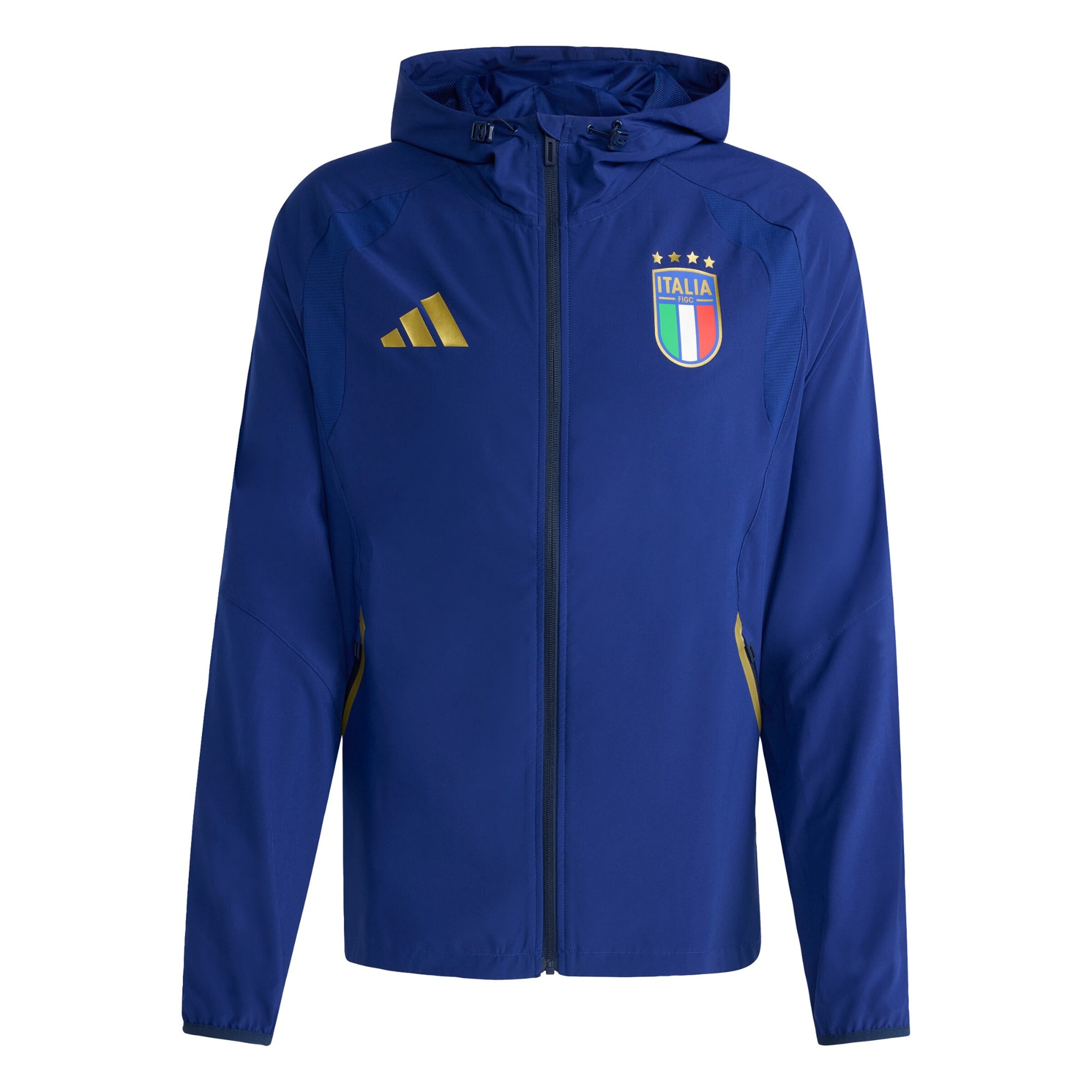 Veste mi-saison 'Italy Tiro Travel Full Zip' ADIDAS PERFORMANCE en bleu