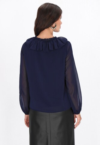 faina - Blusa en azul