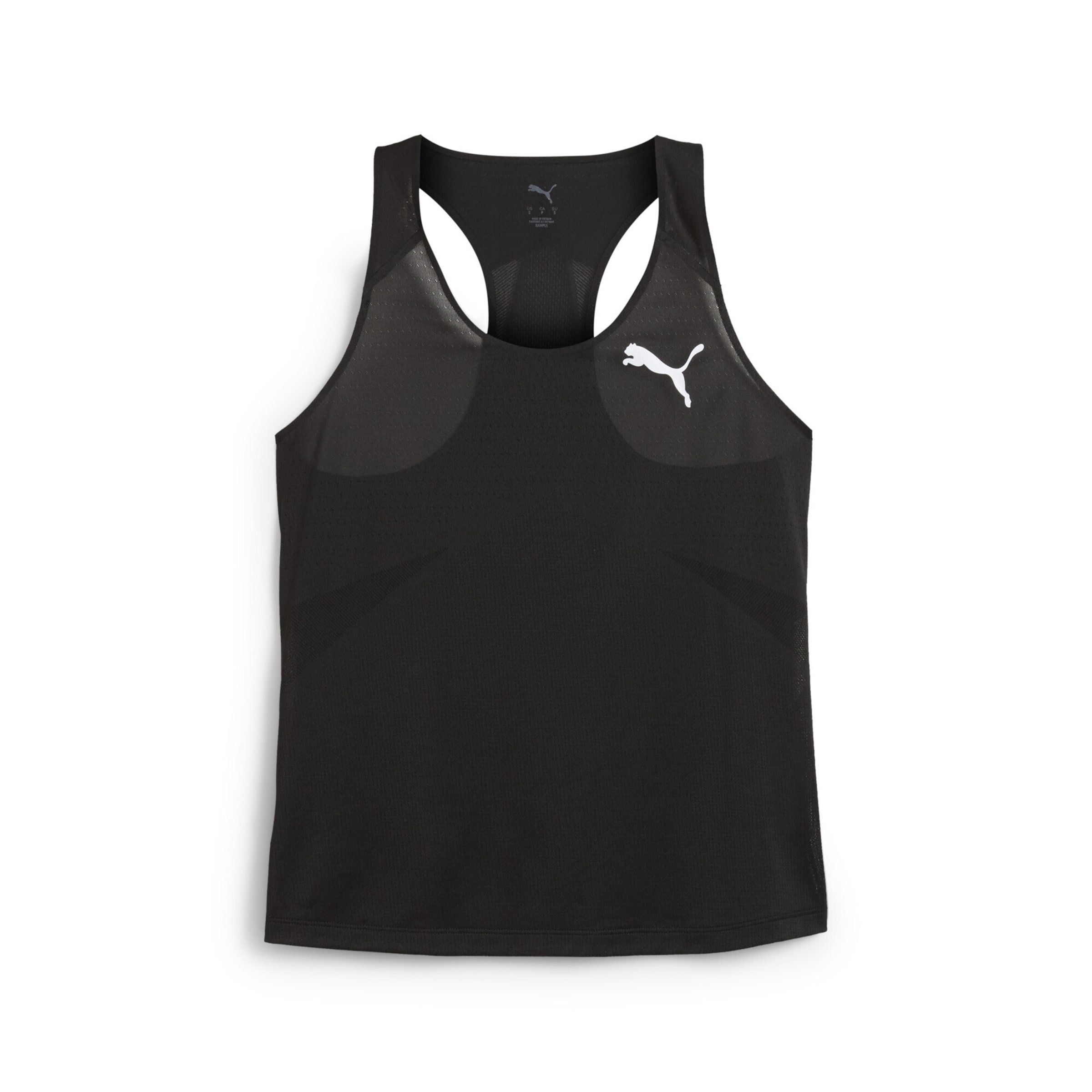 PUMA Sports Top 'RACEDAY ULTRASPUN' in Black / Silver / White, Item view