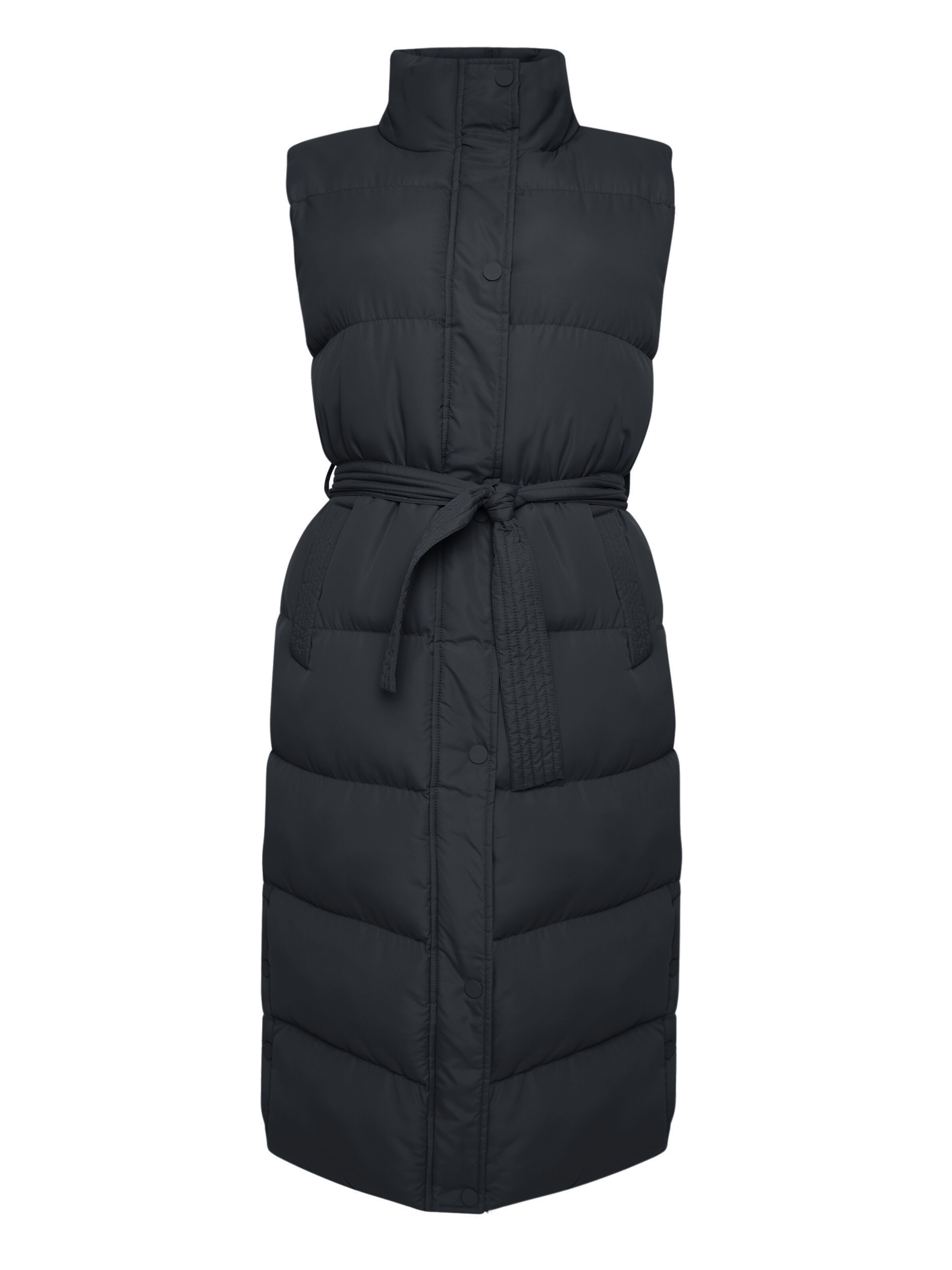 Threadbare Weste 'Margot' in Schwarz: Vorderseite