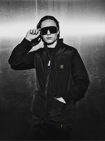SUPERREBEL® GEAR - Chaqueta de entretiempo 'ANTHONY' en negro