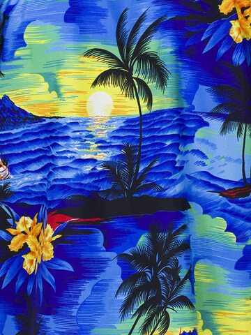 King Kameha Scarf 'Surf' in Blue