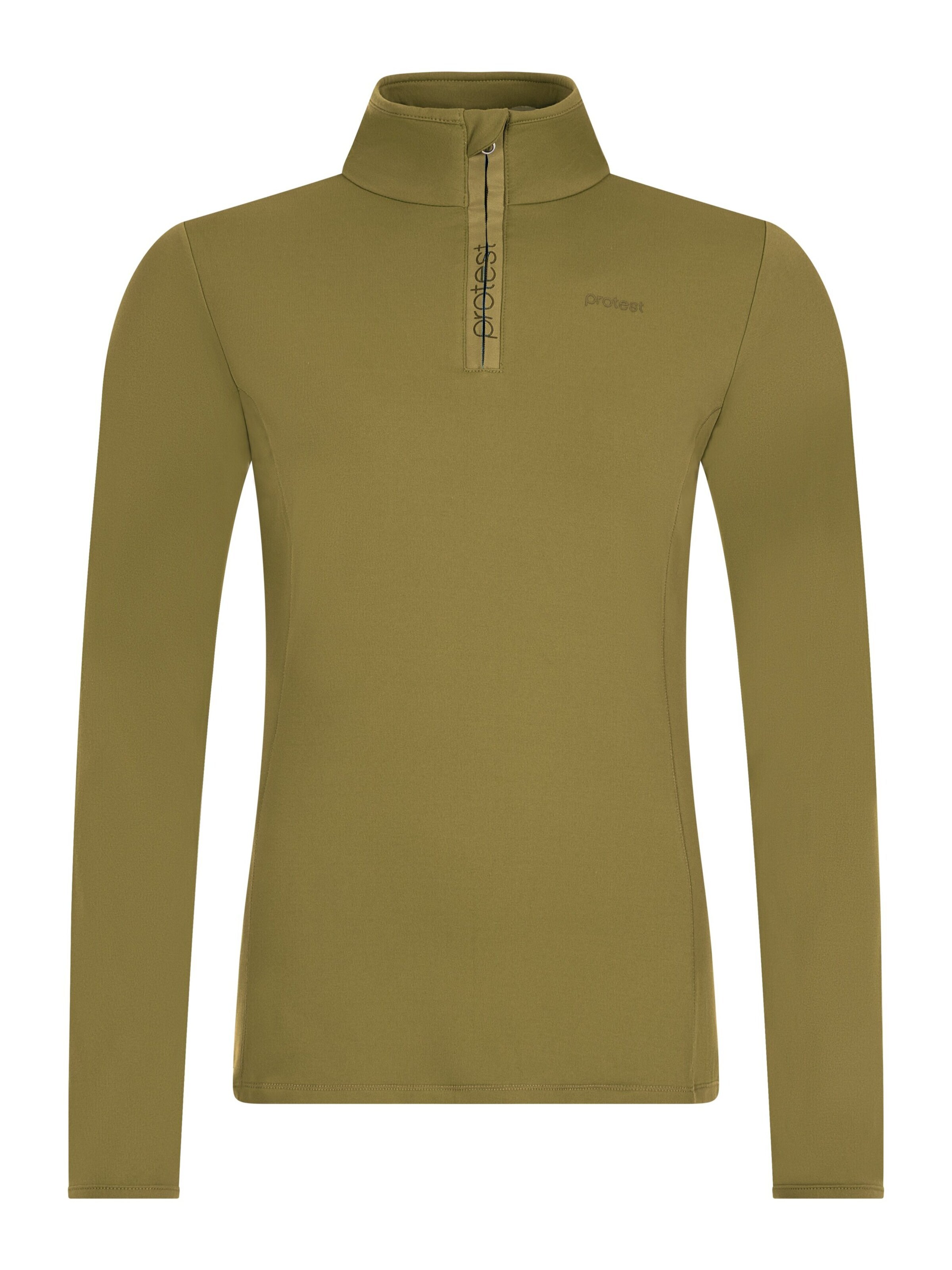 PROTEST Sportief sweatshirt 'REFABRIZ' in Groen: voorkant