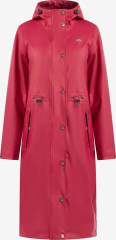 Schmuddelwedda Raincoat in Red: front