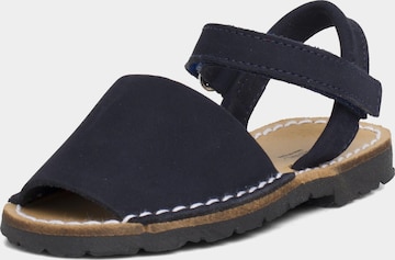 Sandales Pisamonas en bleu : devant