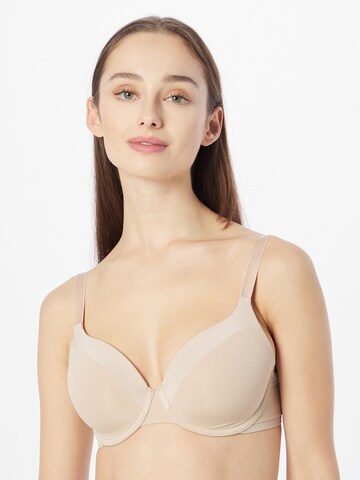 Invisible Soutien-gorge 'Dahlia' Lindex en beige : devant