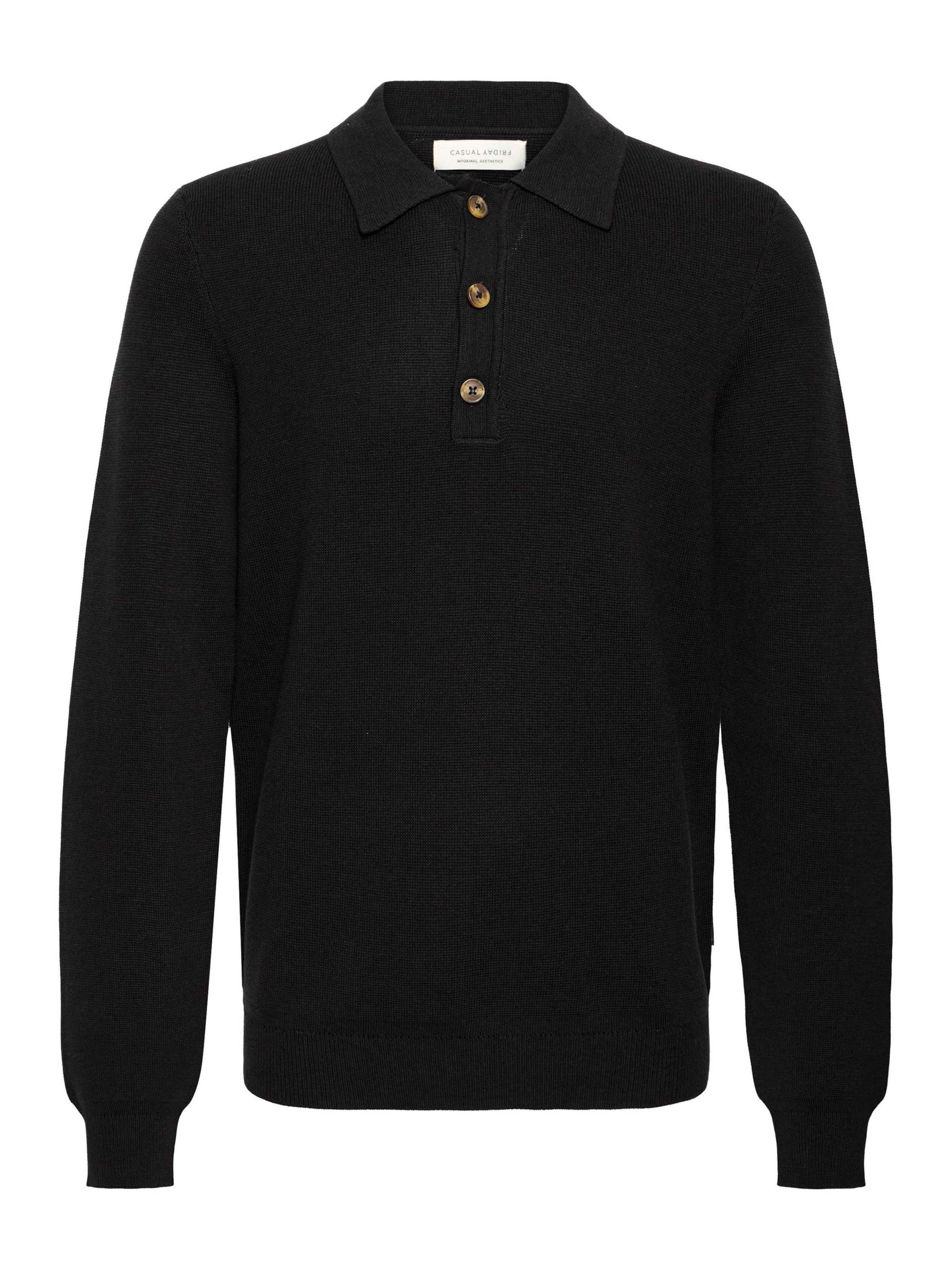 Casual Friday - Pullover ' CFABEL ' em preto: frente