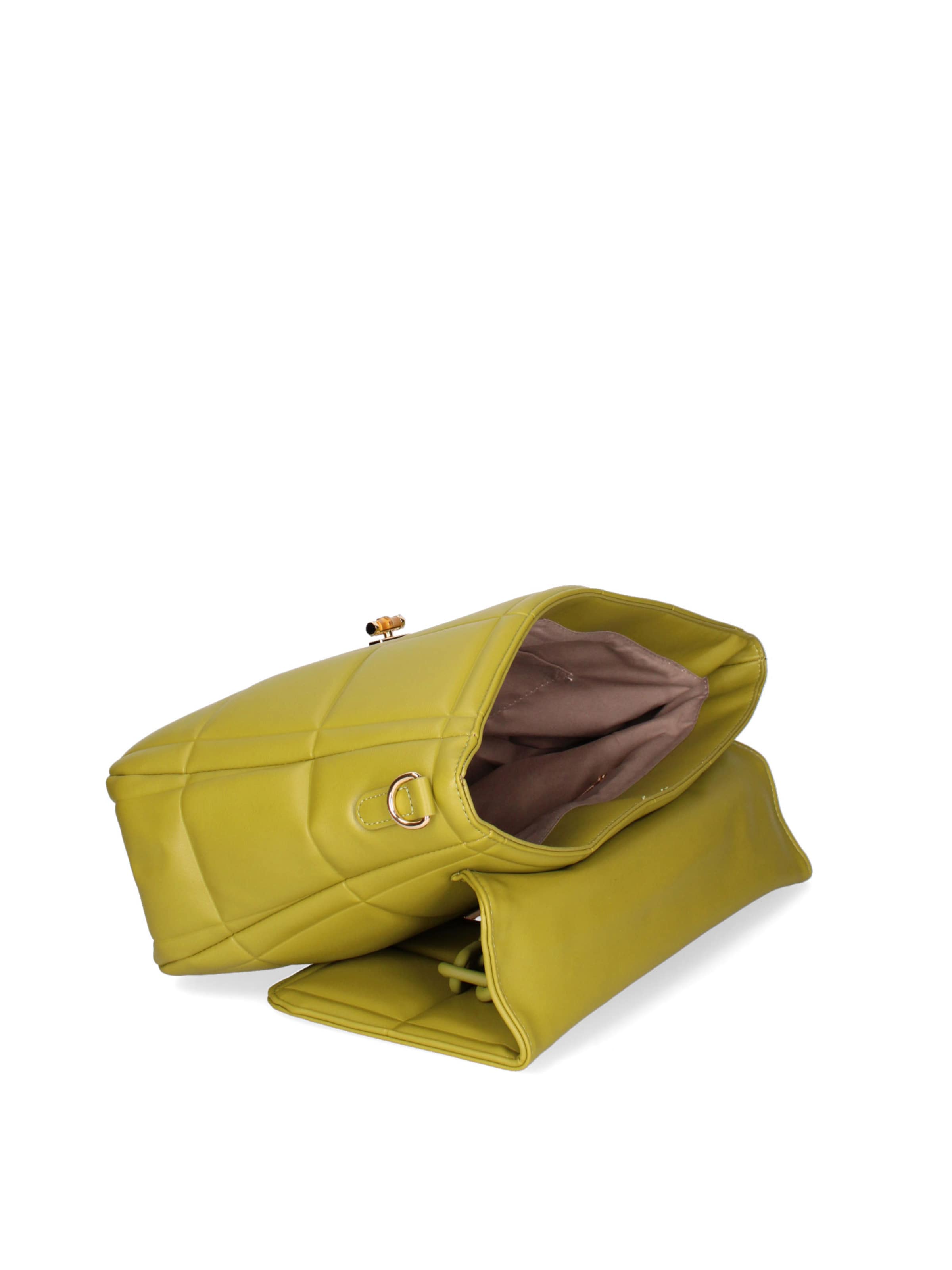 Borsa a mano 'Borsa a mano Solange ecopelle vegana con catena - Diana & Co' di Diana&Co. in verde